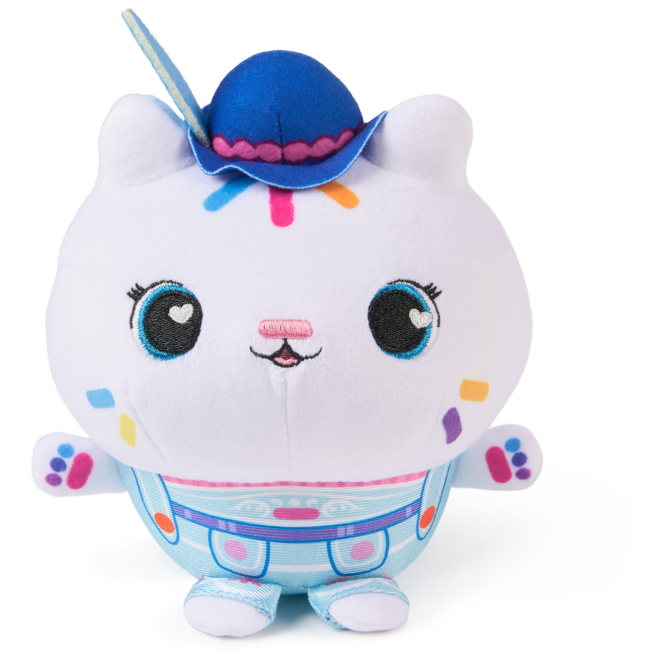 Gabbys Dollhouse: The Movie Cakey Cat Plush Toy, Stuffed Animal for Ages 1 & Up, 8