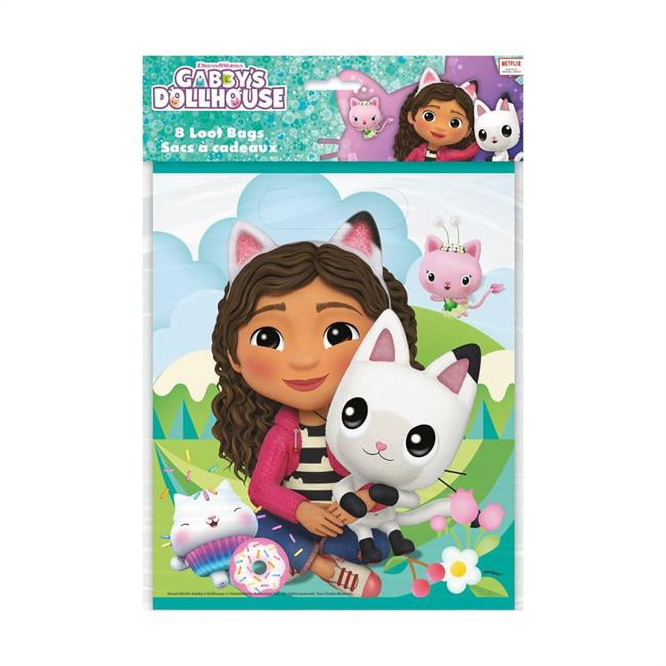 Gabbys Dollhouse Party Loot Bags Dollhouse Accessories (8 Pack)