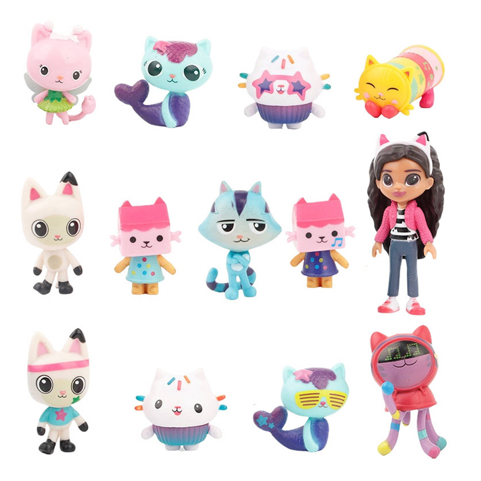 Customer reviews for Gabbys Dollhouse Toys Clearance! 13Pcs/Set Pvc ...