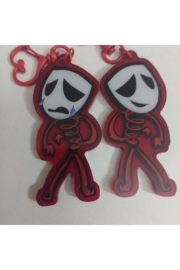 Gabgle 3 double sided acrylic key chain (1 keychain)