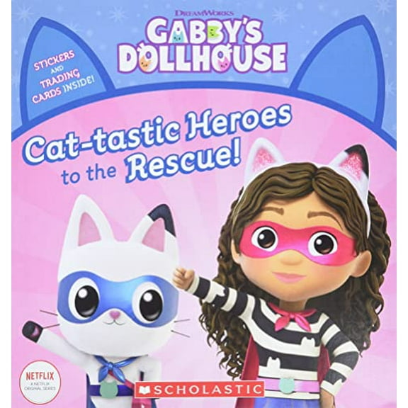Pre-Owned Cat-Tastic Heroes to the Rescue (Gabby's Dollhouse Storybook) (Paperback) 1338641581 9781338641585