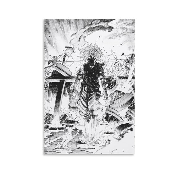 Gabimaru Hells Paradise Poster Wall Art Poster Gifts Bedroom Prints Home Decor Hanging Picture Canvas Painting Posters 16x24inch(40x60cm)