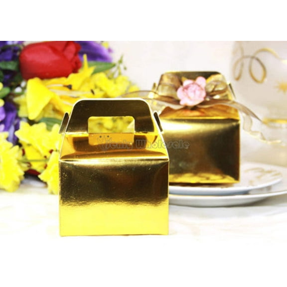 Gable Gift Box Gold (12 pieces)