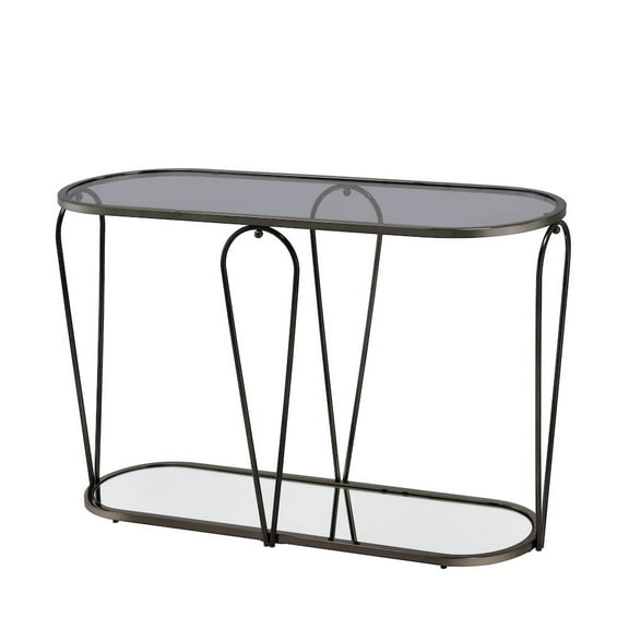 Furniture of America Miffa Contemporary Metal 1-Shelf Console Table