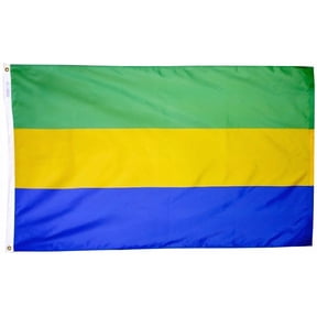 Gabon - 2'X3' Nylon Flag