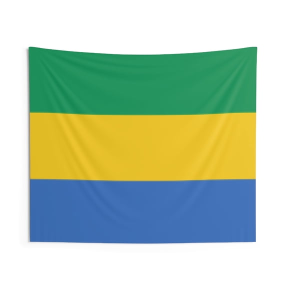 Gabon Country Flag Wall Hanging Tapestry
