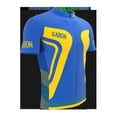 thumbnail image 1 of Gabon Full Zipper Bike Short Sleeve Cycling Jersey  for Men - Size 4XL, 1 of 4