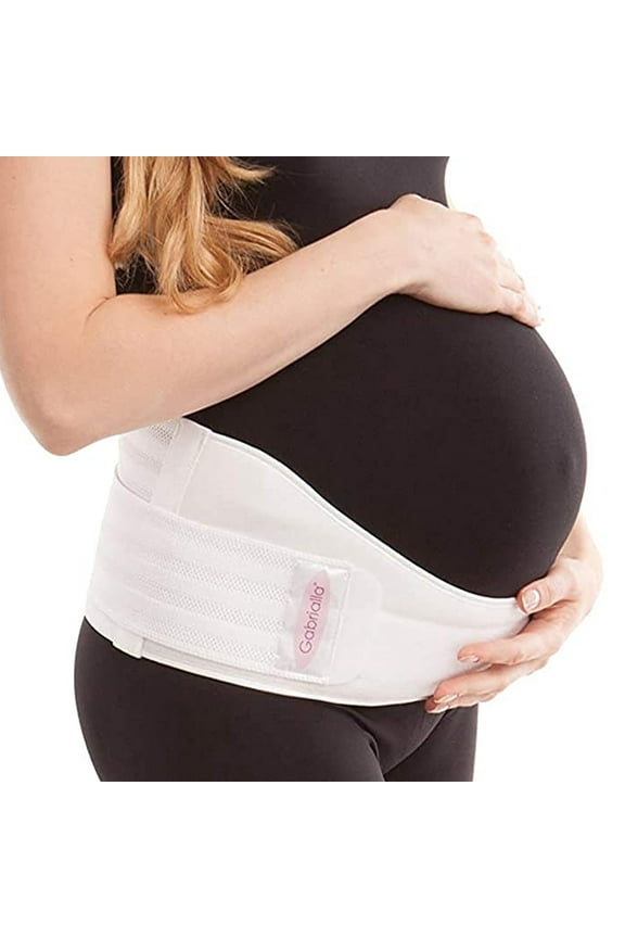 Deluxe Medium Support Pregnancy Belly Band for Women, Back & Abdominal Brace, MS-96(I) S