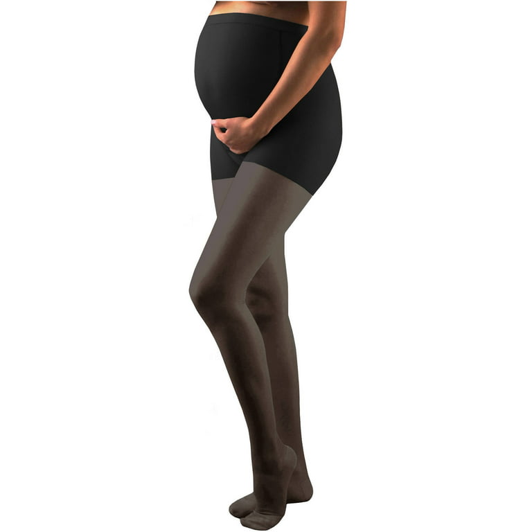 Gabrialla Sheer Maternity Graduated Compression Pantyhose, Medium Support  20-22 mmHg: H-260