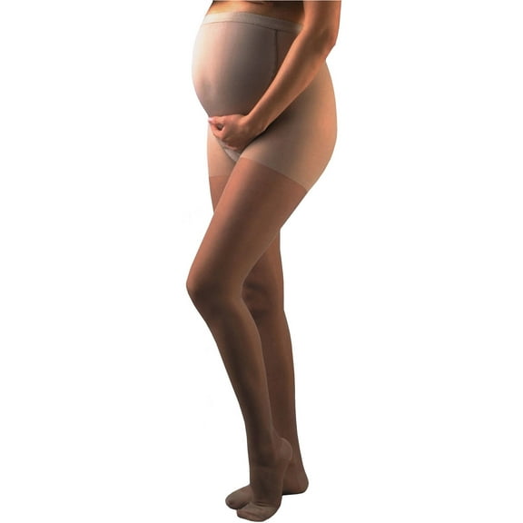 Gabrialla Sheer Maternity Graduated Compression Pantyhose, Medium Support 20-22 mmHg: H-260