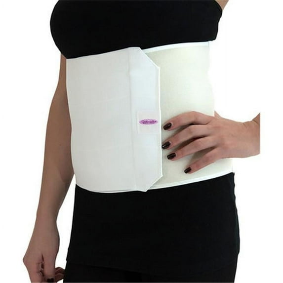 Gabrialla Unisex Elastic Abdominal Support Binder, 3-Panel, 9” Wide, Postpartum, Post-Surgery: AB-309 Men & Women Extra-Large