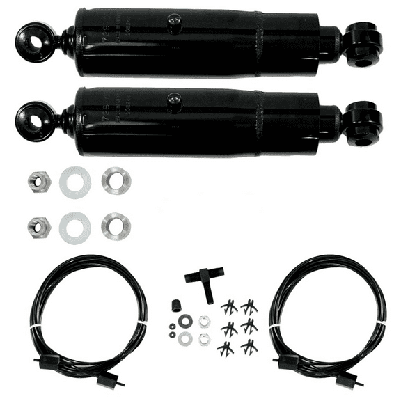 Gabriel 49110 HiJackers Rear Adjustable Air Shock Absorbers Fits Dodge 880, A100, Coronet, Dart, Lancer, Meadowbrook, Polara, Chrysler 300; DeSoto; Edsel Corsair; Plymouth Barracuda (1 Pair)