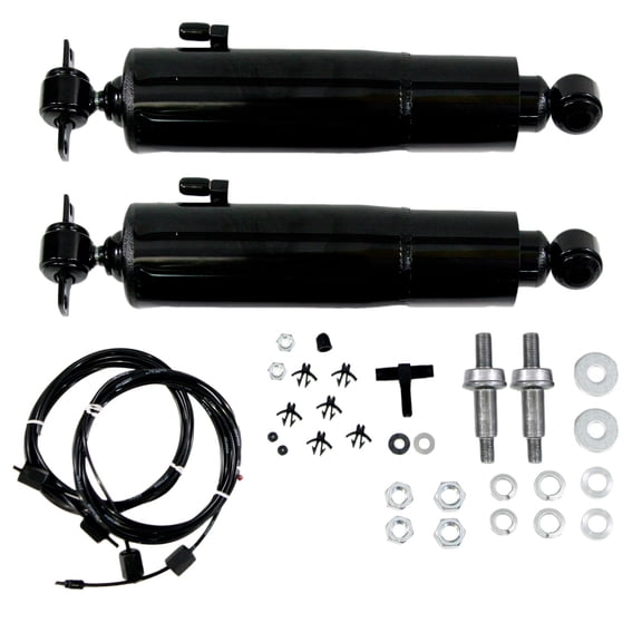 Gabriel 49128 HiJackers Rear Adjustable Air Shock Absorbers Fits Oldsmobile, Cutlass Turnpike, Delmont, Delta, Dynamic Jetstar, Starfire; Pontiac Bonneville, Catalina, Grand Prix, Star Chief (1 Pair)