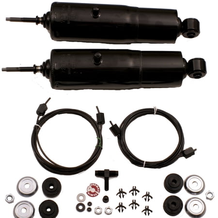 Gabriel 49173 HiJackers Rear Adjustable Air Shock Absorbers Fits Chevrolet Chevy II; Ford Bronco, E-100, E-150 Econoline & Club Wagon, F-100, F-150, F-250, F-350 RWD (1 Pair)