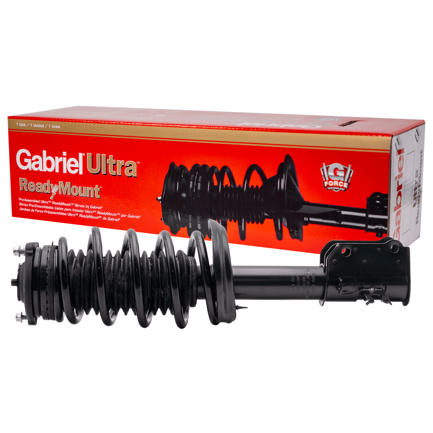 Gabriel G57852 Ultra ReadyMount Front Left Complete Strut Assembly Fits 15-21 Ram ProMaster City (1 pack)