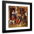 thumbnail image 1 of Gabriel Metsu 15x17 Black Modern Framed Museum Art Print Titled - The Sleeping Sportsman (C.1658 - C.1660), 1 of 5