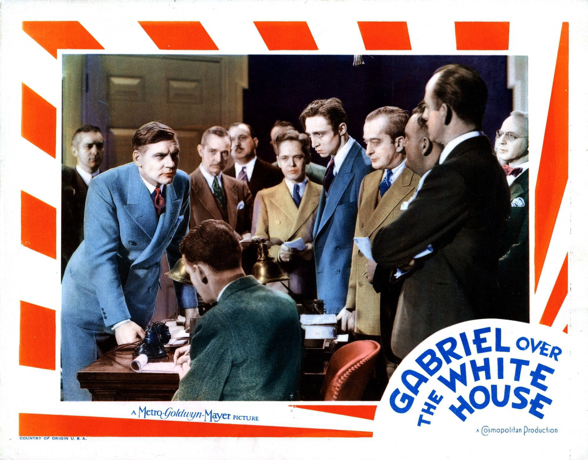 Gabriel Over The White House Canvas Art - (28 x 22)