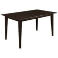 thumbnail image 1 of Gabriel Rectangular 59-inch Wood Dining Table Cappuccino, 1 of 7