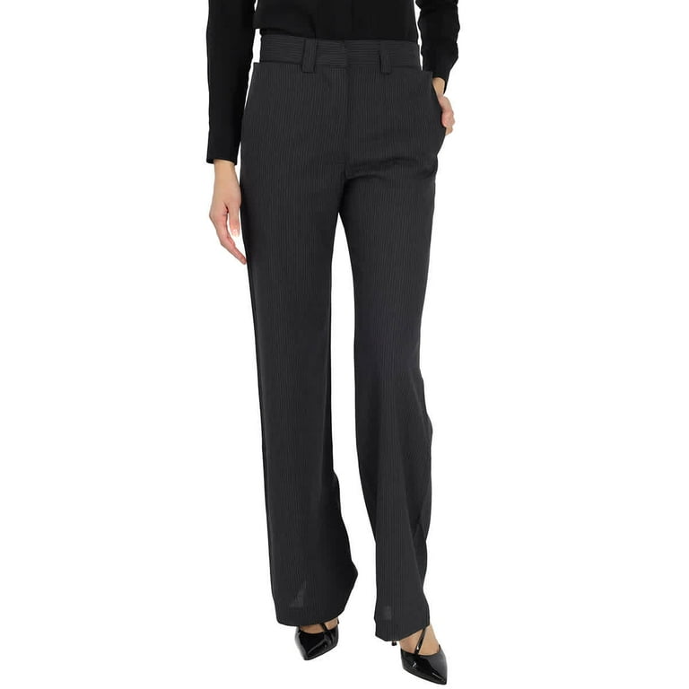 Ladies pinstripe trousers top