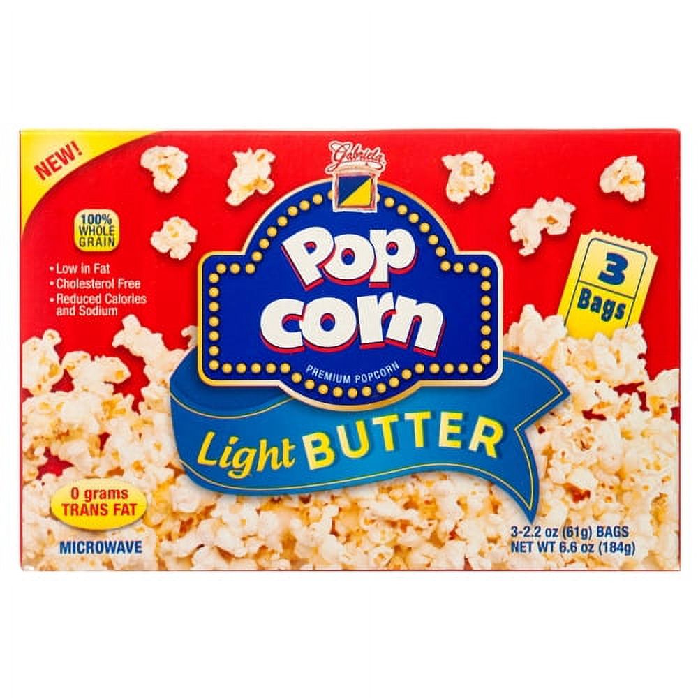 Gabriela Popcorn Light Butter 3pk 6.6z *2y Wholesale, (12 Pack