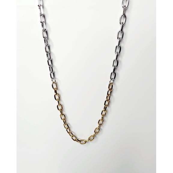 Gabrielene Designs Two Toned Customized Necklace, Stainless Steel, 22 In, 1 Piece