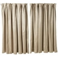thumbnail image 1 of Gabrielle Pinch Pleated Energy Efficient Curtain Panel Pair, 1 of 4
