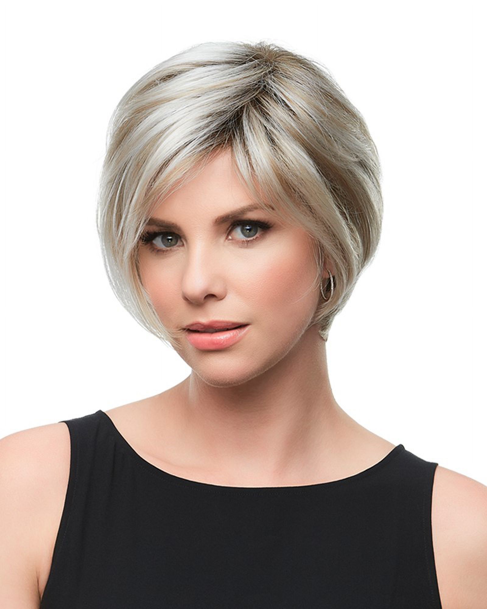 Gabrielle, a Jon Renau Wig Lace Front Monofilament Top 100 Hand Tied Casual Short Bob