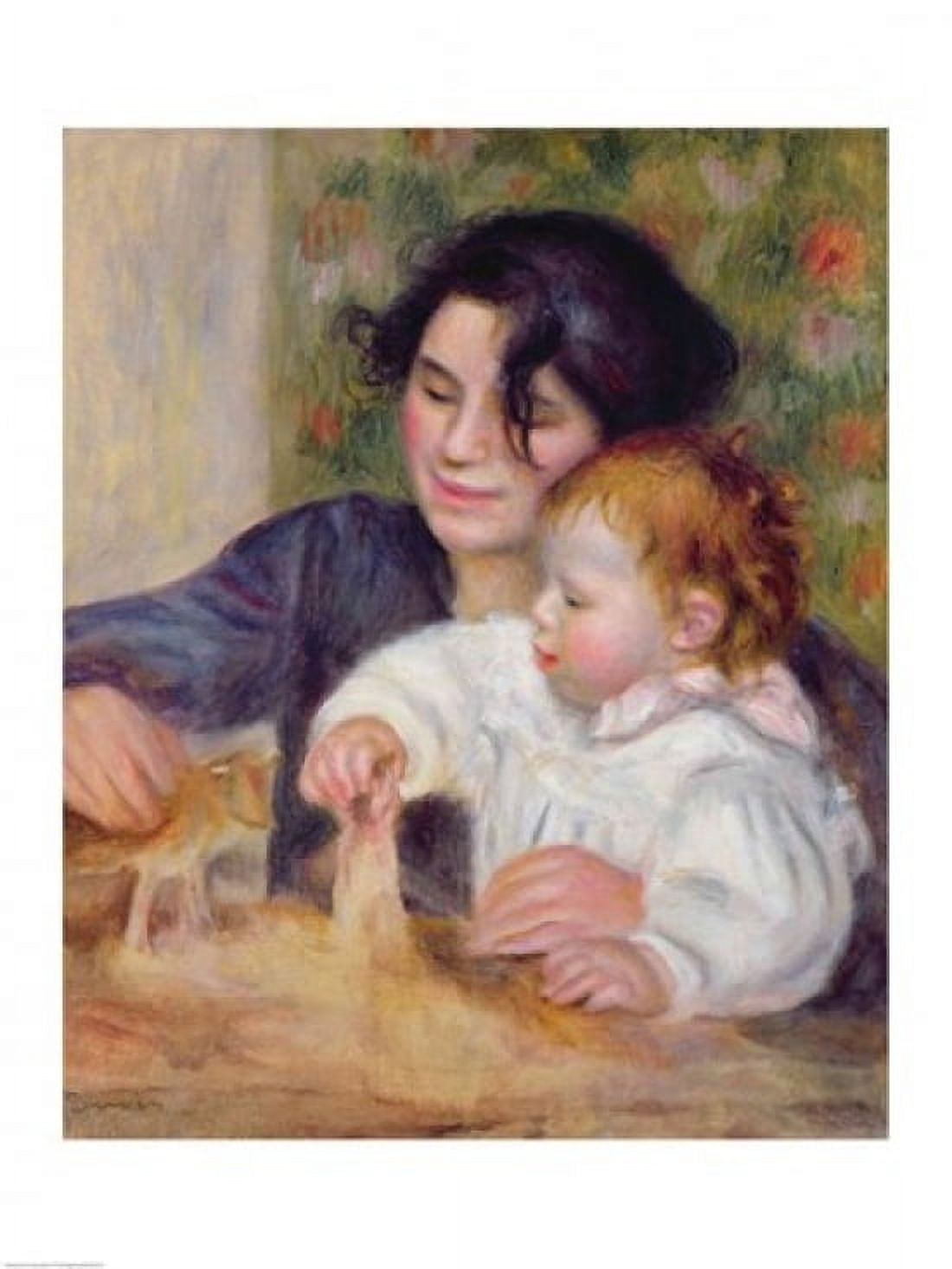 Gabrielle and Jean Canvas Art - Pierre-Auguste Renoir (18 x 24)