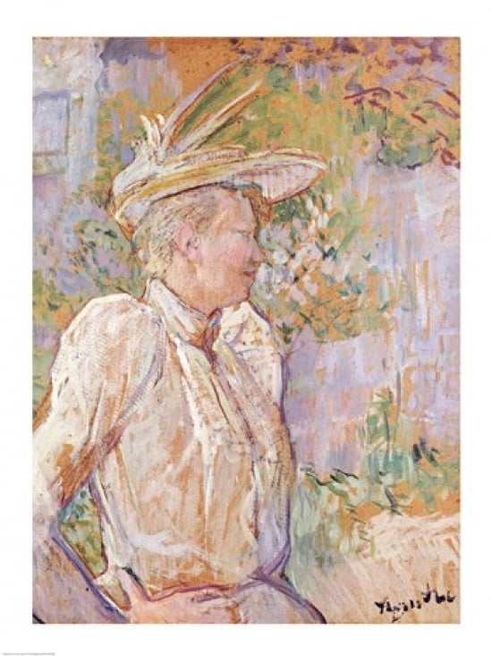 Gabrielle the Dancer 1890 Canvas Art - Henri de Toulouse-Lautrec (24 x 36)