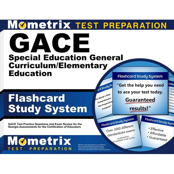 Gace Special Education General Curriculum/Elementary Education Flashcard Study System : Gace Test Practice Questions and Exam Review (Cards)