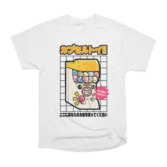 Gacha Capsule Toy T-Shirt Tee Gift For Him Merch For Her Apparel For Friend