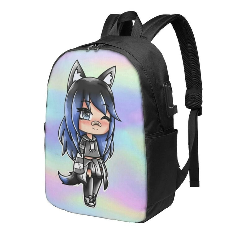 Gacha Life Backpack for Men Women Teen , Water Resistant Casual 