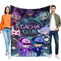 Gacha Life Blanket for Boys Girls Lightweight Kids Throw Blanket Cute Soft Blankets Flannel Plush Blankets Gifts 30x40in