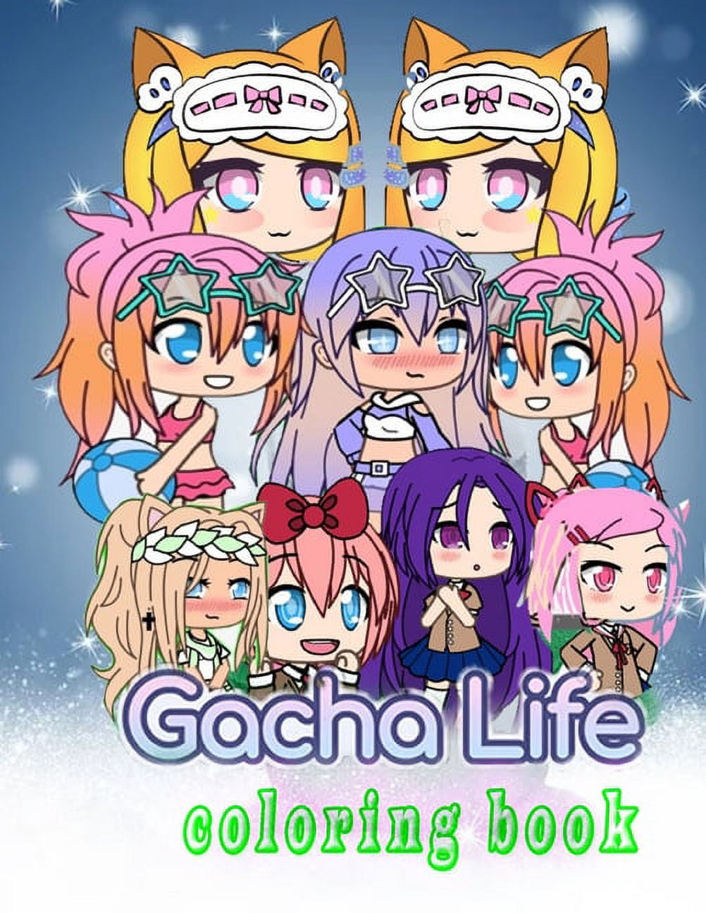 Gacha Life Spot The Difference: An Incredible Book For Fans To Relax And  Have Fun With Lots Of Illustrations Of Gacha Life