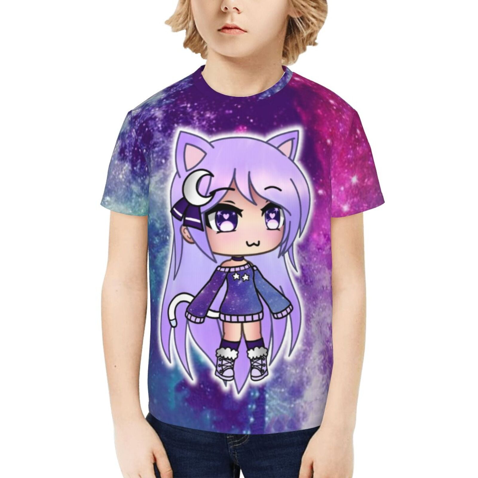 Gacha Life Kids T-Shirt 3D Printed Graphic T-Shirts Boys and
