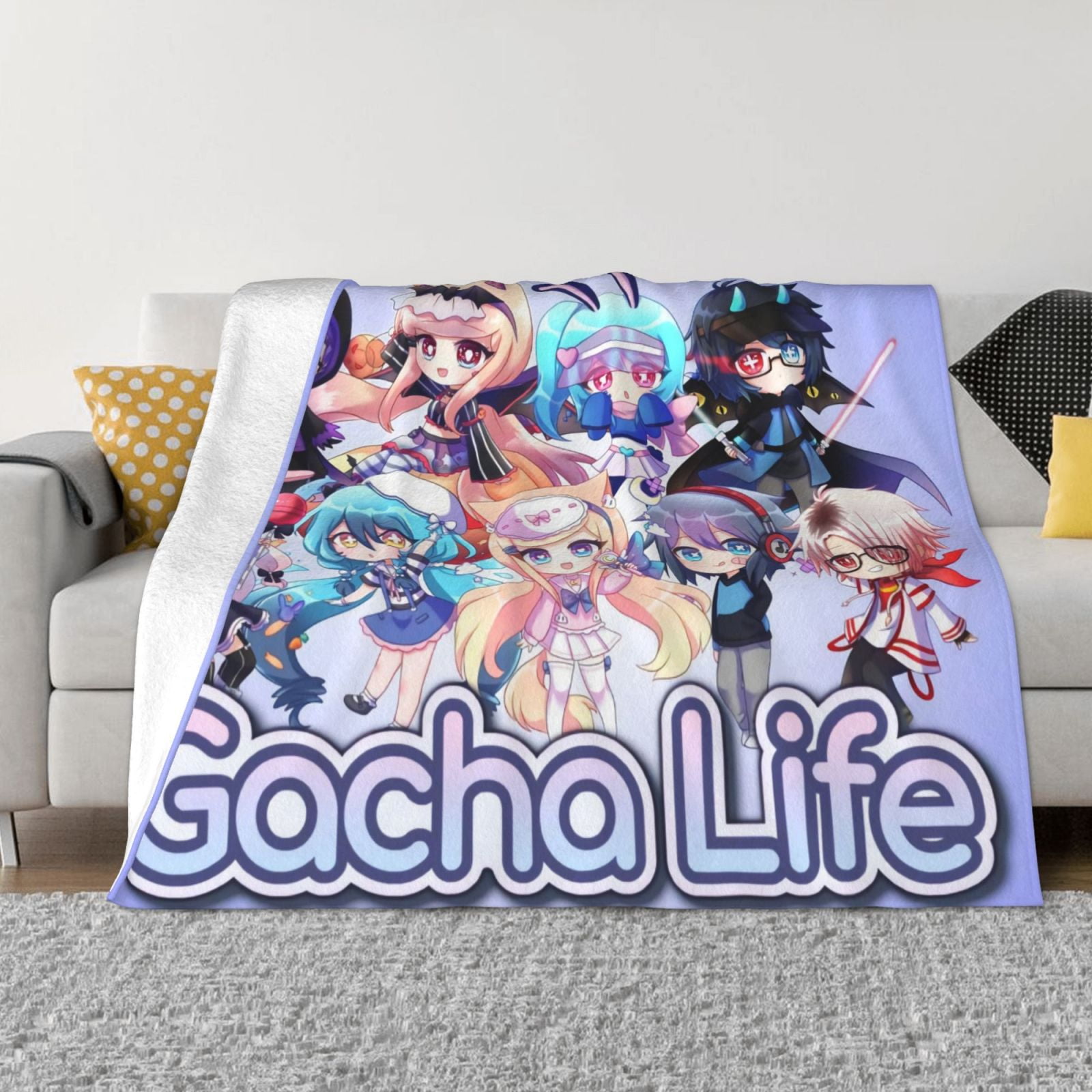 Gacha Life Ultra-Soft Micro Fleece Blanket Super Soft Throw Blanket ...