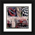 thumbnail image 1 of Gachaga, Vincent 15x15 Black Ornate Wood Framed with Double Matting Museum Art Print Titled - London underground, 1 of 4