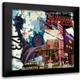 thumbnail image 1 of Gachaga, Vincent 20x20 Black Modern Framed Museum Art Print Titled - Subway Liberty, 1 of 5