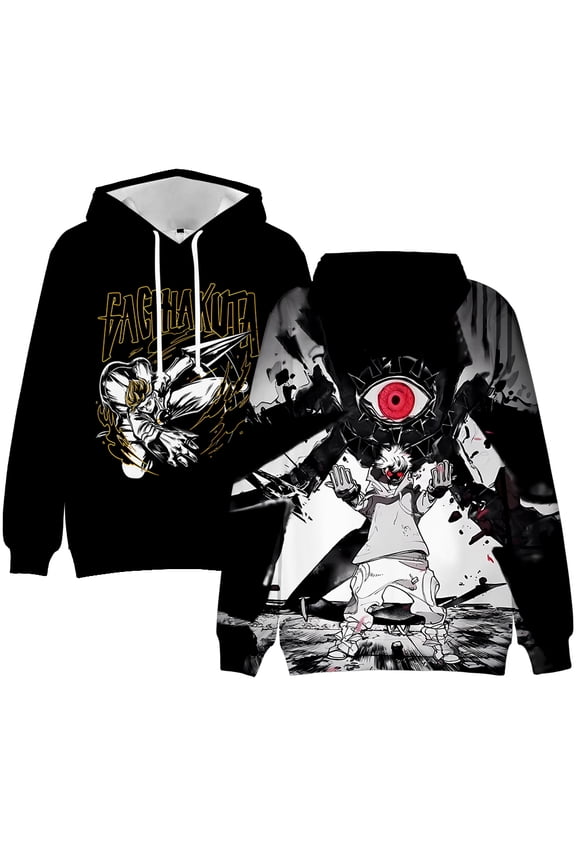 Gachiakuta Anime Manga Hoodie Long Sleeve Streetwear Women Men Hooded Sweatshirt Harajuku Clothes