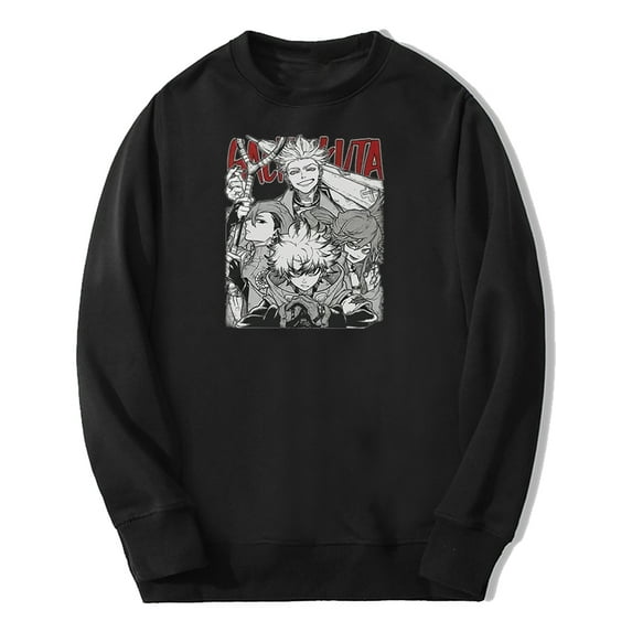 Gachiakuta Anime Merch Crewneck Long Sleeve Streetwear Women Men Pullover Sweatshirts