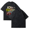 thumbnail image 1 of Gachiakuta Anime T-Shirt Retro Washed Design Printed Round Neck Short Sleeve Top, 1 of 7