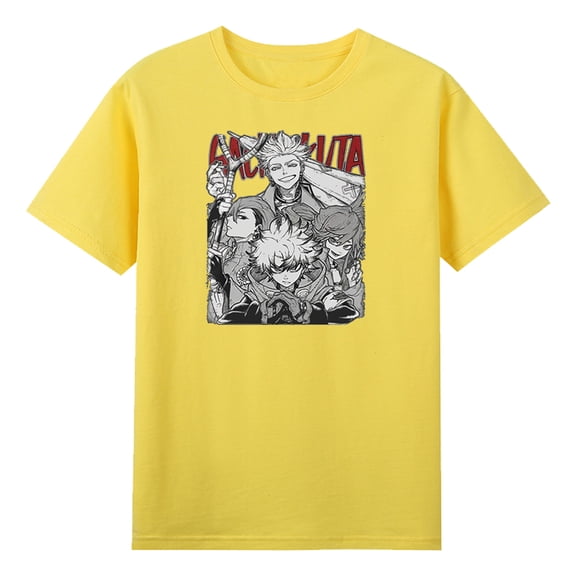 Gachiakuta Anime T-shirt Crewneck Short Sleeve Cotton Tee Women Men Streetwear Harajuku Tops