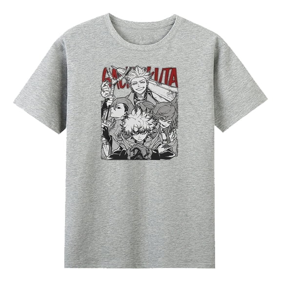 Gachiakuta Anime T-shirt Crewneck Short Sleeve Cotton Tee Women Men Streetwear Harajuku Tops