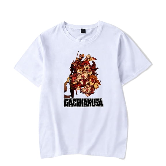 Gachiakuta Anime T-shirt Women Men Round Neck Short Sleeve Casual Streetwear Tee
