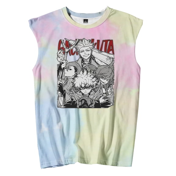 Gachiakuta Anime Tank Tops Unisex Sleeveless Vest Women Men Outdoor Streetwear Harajuku Tops