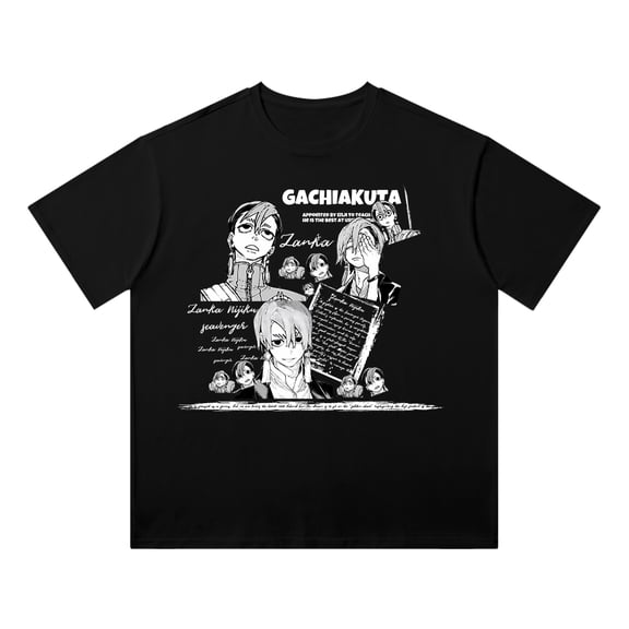 Gachiakuta Cotton T-Shirt Vintage Wash For Women/Men Short Sleeve Tshirt Tee Cosplay Streetwear