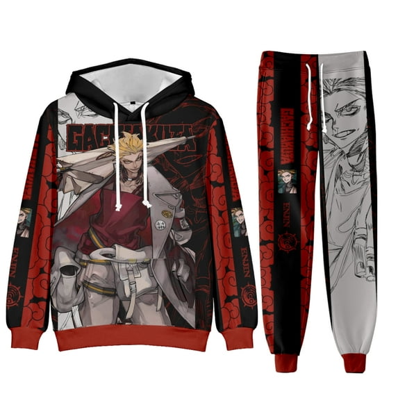 Gachiakuta Hoodie Pants Sets Merch For Men/Women Sweatshirt Pants Two Piece Set Cosplay Streetwear