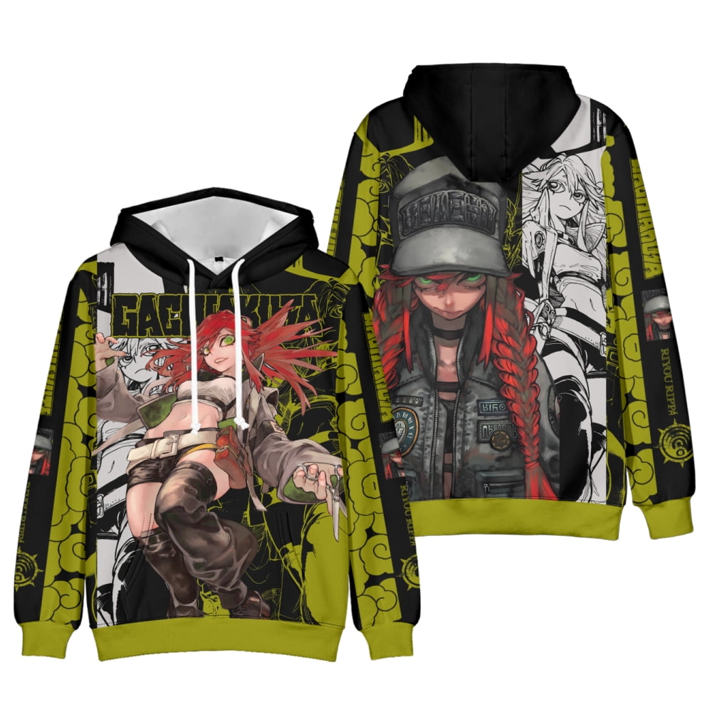 ガチアクタ　渋谷POPUP 長袖　パーカー　フーディーGACHIAKUTA Gachiakuta Anime Manga Hoodie Long Sleeve Streetwear Women Men