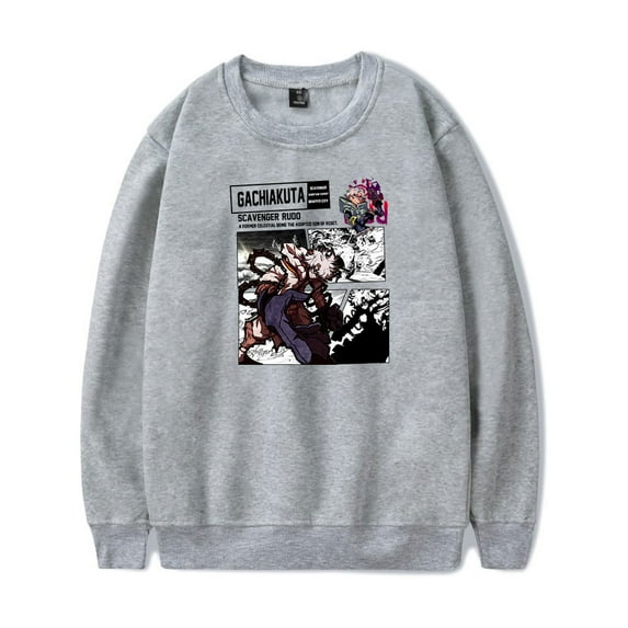 Gachiakuta Merch Long Sleeve Crewneck Sweatshirt For Men/Women Unisex Fashion Cosplay Winter Streetwear Top