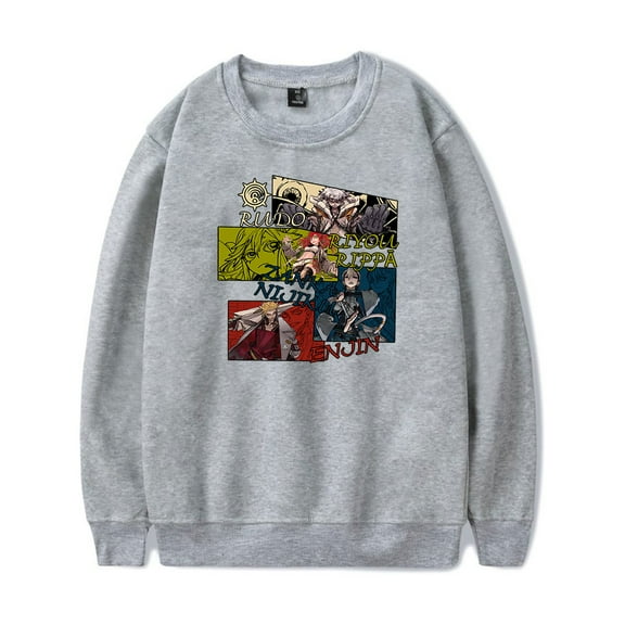 Gachiakuta Merch Long Sleeve Crewneck Sweatshirt For Men/Women Unisex Fashion Cosplay Winter Top Streetwear